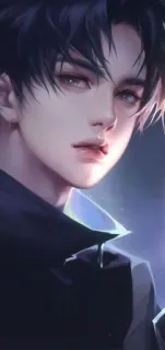 ❤️‍🔥 Anime, Đàn ông, Đẹp trai, Nghệ thuật, Minh họa whatsapp sticker
