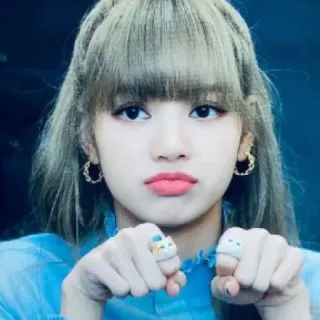 ☹️ Lisa kpop, lisa, blackpink, cantora, idol, fofa, mulher telegram sticker