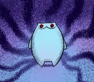 🐱 criatura, monstro, desenho animado, terror, fantasia, animal telegram sticker