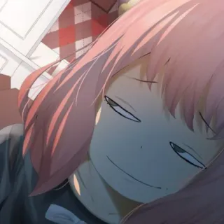 😈 Anya Forger Spy x Family anime, manga, spy x family, anya forger, süß, mädchen, verschmitzt telegram sticker