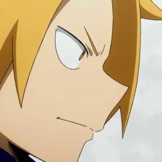 ⚡️ Denki Kaminari My Hero Academia Anime, Personaje, My Hero Academia, Denki Kaminari, Enojado whatsapp sticker