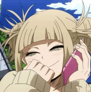 💉 Himiko Toga My Hero Academia anime, my hero academia, himiko toga, mha, toga, villain telegram sticker