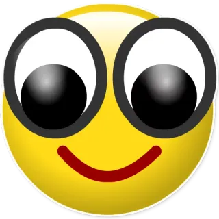 🚀 Emoji, Smiley, Augen, Süß, Fröhlich telegram sticker