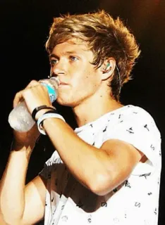 🥀 Niall Horan Niall Horan, One Direction, singer, celebrity, water, blonde hair, male telegram sticker
