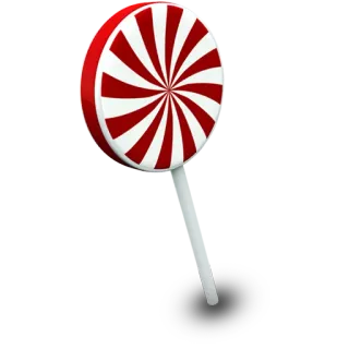 🍭 леденец, конфета, сладкий, красный, белый, угощение telegram sticker