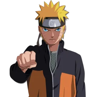 👊 Naruto Uzumaki Naruto アニメ, 忍者, ナルト, うずまき, 漫画, ステッカー telegram sticker