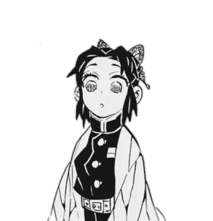🦋 Shinobu Kocho Demon Slayer Аниме, Манга, Персонаж, Клинок, рассекающий демонов, Шинобу Кочо whatsapp sticker