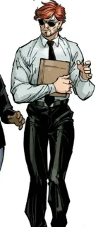 🕶 Matt Murdock Daredevil comic book, character, sunglasses, superhero telegram sticker