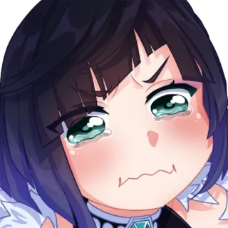 🎲 Anime, Piangere, Triste, Lacrime, Emozionale, Manga telegram sticker