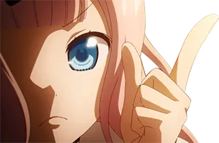 👆 Chika Fujiwara Kaguya-sama: Love Is War Anime, Manga, Chika, Love is War, Fujiwara, Mädchen telegram sticker