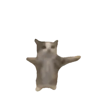 😭 gato, animal, dança, meme, engraçado, fofo telegram sticker