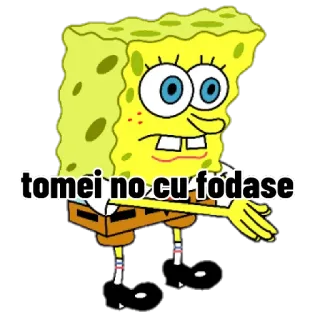👌 Spongebob tomei no cu fodase spongebob, cartoon, sticker, offensive telegram sticker