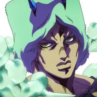 🌦 Weather Report JoJo's Bizarre Adventure anime, manga, jojo, weather report, character telegram sticker