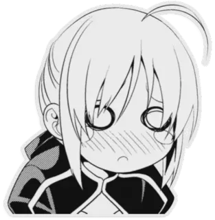 😢 anime, chibi, manga, cute, cartoon, illustration telegram sticker