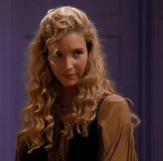 😕 Phoebe Buffay Friends Przyjaciele, Phoebe Buffay, Lisa Kudrow, Serial, Sitcom telegram sticker
