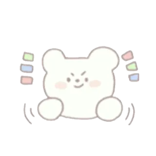 🍦 urso, fofo, adesivo telegram sticker