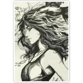 😓 Death of the Endless The Sandman 死亡, 睡魔, 尼尔·盖曼, 漫画书, 无尽 telegram sticker