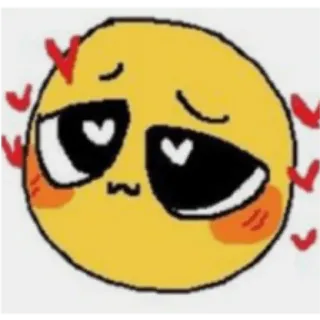 😀 Emoji, Amor, Fofo, Rubor, Kawaii, Sticker whatsapp sticker