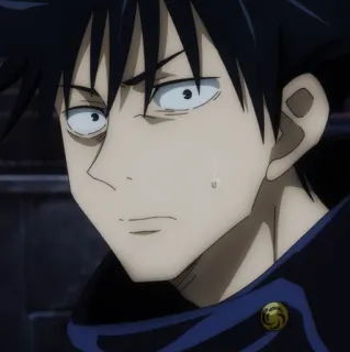 ♠️ Megumi Fushiguro Jujutsu Kaisen Anime, Manga, Zauberer, Schüler, Jujutsu telegram sticker