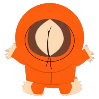 👀 Kenny McCormick South Park kenny, south park, cartoon, comedy telegram sticker