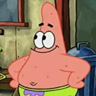 🧽 Patrick Star SpongeBob SquarePants patrick star, spongebob schwammkopf, cartoon, nickelodeon, freund, lustig whatsapp sticker