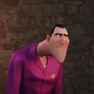 😒 Dracula Hotel Transylvania Drácula, Hotel Transilvânia, Desenho animado, Filme, Vampiro telegram sticker
