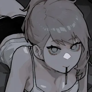 ⛓ アニメの女の子, 棒付きキャンディ, 漫画, イラスト telegram sticker