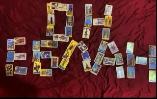 ‼️ DM ME tarot, cards, occult, divination telegram sticker
