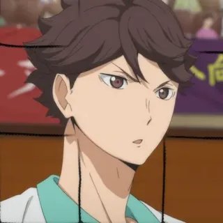 💗 Oikawa Tooru Haikyuu!! Anime, Haikyuu, Oikawa, Pallavolo, Personaggio telegram sticker