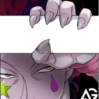 🦔 Hisoka Hunter x Hunter Anime, Dibujos animados, Hisoka, Hunter x Hunter, Pegatina whatsapp sticker