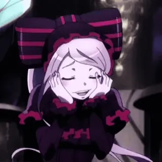 🐾 Shalltear Bloodfallen Overlord Anime, Shalltear Bloodfallen, Overlord, Vampiro, Gótico, Lindo telegram sticker