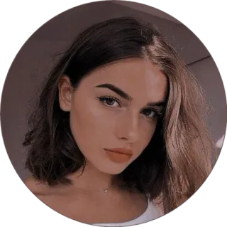 🥜 femme, portrait, beauté, fille, feminin, mannequin, brune telegram sticker