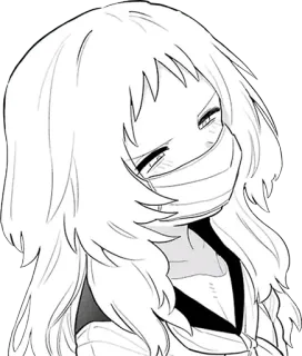 😠 Аниме, Манга, Персонаж, Мультфильм, Рисунок telegram sticker