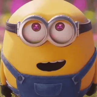😍 Minion Dibujos animados, Amarillo, Divertido, Lindo, Animado telegram sticker