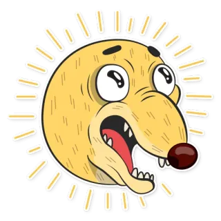🌞 Cartoon, Figur, Illustration, Sticker, Lustig telegram sticker