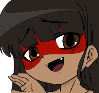 😏 만화, 애니메이션, 미소, 아메리카 원주민 telegram sticker
