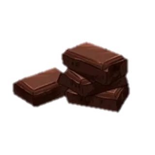🍫 chocolate, postre, dulce, antojo, comida telegram sticker