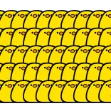 💛 pollo, amarillo, patrón, animal, pájaro, repetitivo telegram sticker