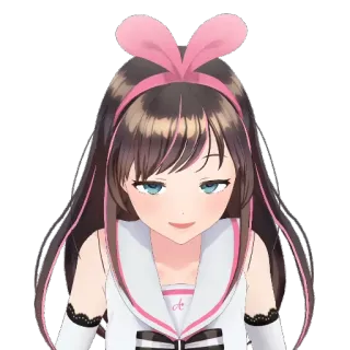 😏 Kizuna AI Anime, Ragazza, Youtuber virtuale, Kizuna Ai, Vtuber, Carina telegram sticker
