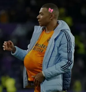 💋 Kylian Mbappé Real Madrid EMIRATES FLY BETTER telegram sticker