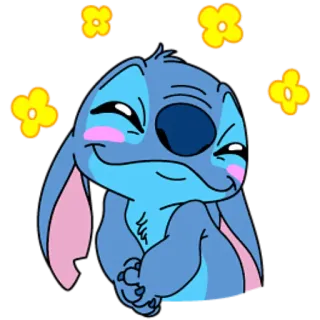 😊 Stitch 스티치, 릴로 & 스티치, 귀여운, 만화, 외계인 telegram sticker