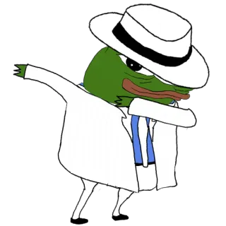 🕺 Pepe the Frog pepe, ếch, dab, meme, internet telegram sticker