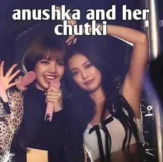 👀 anushka and her chutki telegram sticker