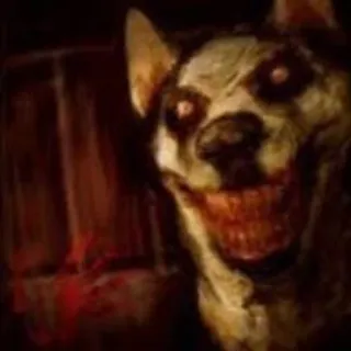 🐾 Smile Dog Creepypasta telegram sticker