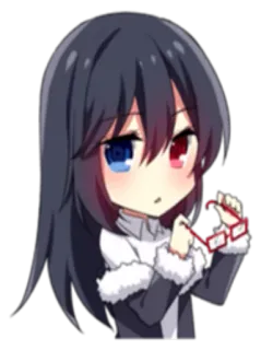 😎 Anime, Manga, Cô gái, Dễ thương, Chibi, Hoạt hình telegram sticker