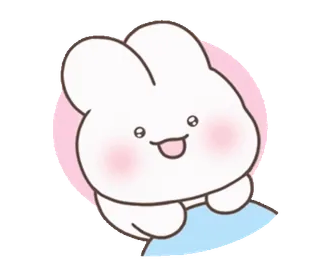😊 White Rabbit telegram sticker