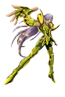 ☺️ Aries Mu Saint Seiya Anime, Manga, Saint Seiya, Mu de Aries, Caballero de Oro, Armadura telegram sticker