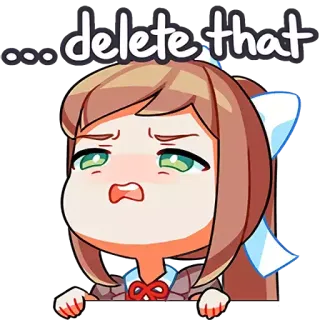 doki doki emotes by @knsos telegram stickers