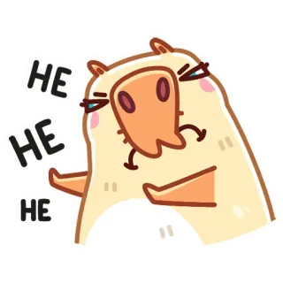 🙅‍♂️ HE
HE
HE. смешной, смех, мультфильм, животное, милый, выражение, юмор telegram sticker