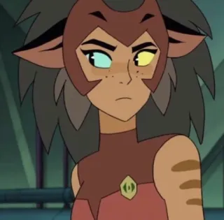 😕 Catra She-Ra and the Princesses of Power Desenho animado, Anime, Gato, Guerreiro, Princesa, Netflix, Fantasia telegram sticker